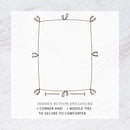 100% Cotton Honeycomb Waffle Duvet Set - Mattea Collection by Great Bay Home