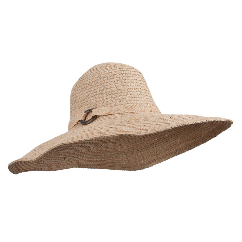 Wooden Ring 6 Inch Straw Hat