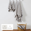 Decorative Cotton Stripe Bath Towel Set - Noelle Collection by Great Bay Home