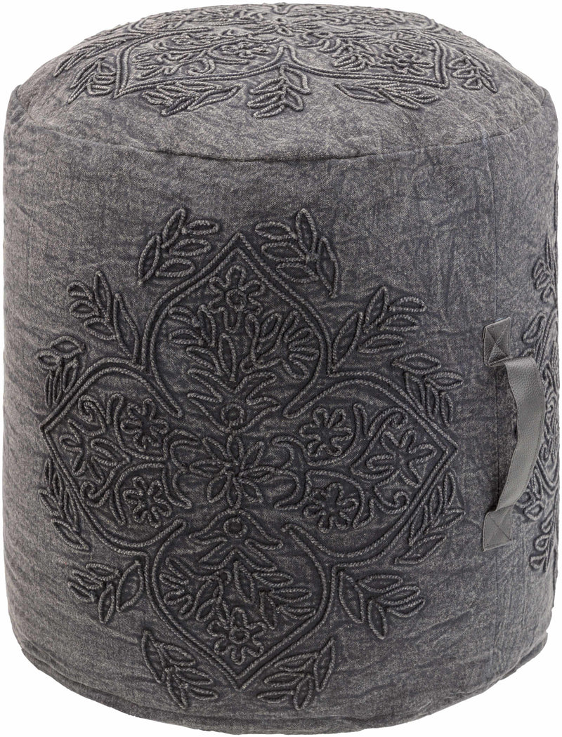 Sieghartskirchen Black Pouf