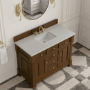 James Martin Brookfield 48" Single Bathroom Vanity, Honey Oak