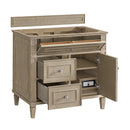 James Martin Lorelai 36" Single Bathroom Vanity, Whitewashed Oak