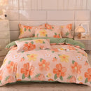 GobekUsa Cotton Thickened Bedding Set - Single/Double Size, High Quality, Warm & Soft.