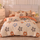 GobekUsa Cotton Thickened Bedding Set - Single/Double Size, High Quality, Warm & Soft.