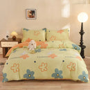 GobekUsa Cotton Thickened Bedding Set - Single/Double Size, High Quality, Warm & Soft.