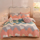 GobekUsa Cotton Thickened Bedding Set - Single/Double Size, High Quality, Warm & Soft.