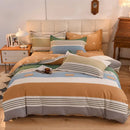 GobekUsa Cotton Thickened Bedding Set - Single/Double Size, High Quality, Warm & Soft.