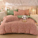 GobekUsa Cotton Thickened Bedding Set - Single/Double Size, High Quality, Warm & Soft.