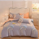 GobekUsa Cotton Thickened Bedding Set - Single/Double Size, High Quality, Warm & Soft.