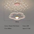 GobekUsa Cloud Flower LED Chandelier: Kid's Bedroom Starry Sky Decorative Lighting Fixture