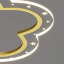 GobekUsa Cloud Flower LED Chandelier: Kid's Bedroom Starry Sky Decorative Lighting Fixture