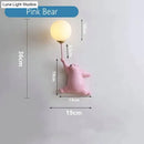 GobekUsa Pink Girl Wall Lamp for Princess Room Girls Room
