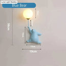 GobekUsa Pink Girl Wall Lamp for Princess Room Girls Room