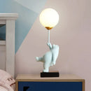 GobekUsa Bear Moon Lamp with G9 Bulb for Children's Bedroom