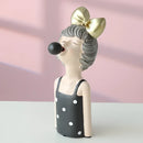GobekUsa Bubble Girl Resin Figurines: Modern Sweet Young Girl Decor for Home, Weddings, Birthdays