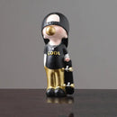 GobekUsa Boys Sports Statues: Basketball, Football, Skateboarding. Children's Decor, Gifts, Sculpture.