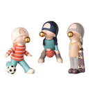GobekUsa Boys Sports Statues: Basketball, Football, Skateboarding. Children's Decor, Gifts, Sculpture.