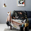 GobekUsa Knit Sofa Blanket: Modern Nordic Design Throw Blanket