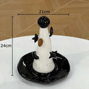 Ceramic Magician Hat Jewelry Display Stand for Earrings and Necklace Holder
