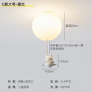 GobekUsa Flying Pig Resin LED Ceiling Light Kids Bedroom Lamp Deco Fixtures