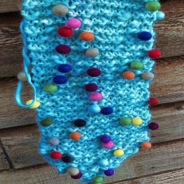 Whimsical Winter Wall Hanging Beginner Knit Pattern