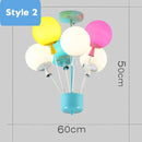 GobekUsa Balloon Ceiling Chandelier for Kids Room, Bedroom, Living Room, Nursery - Indoor Art Decor
