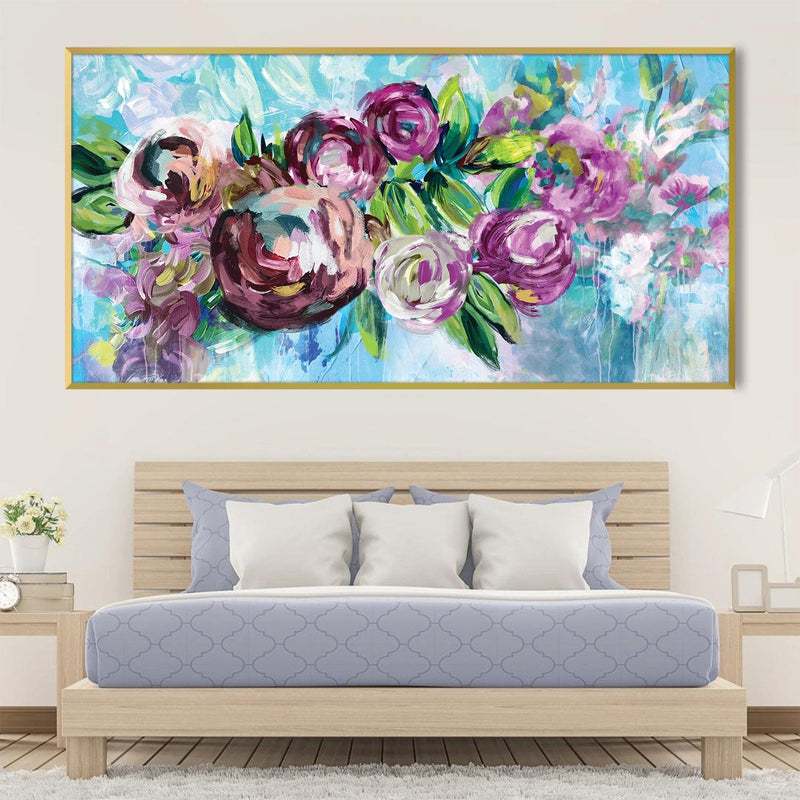 Whirl of Petals Canvas