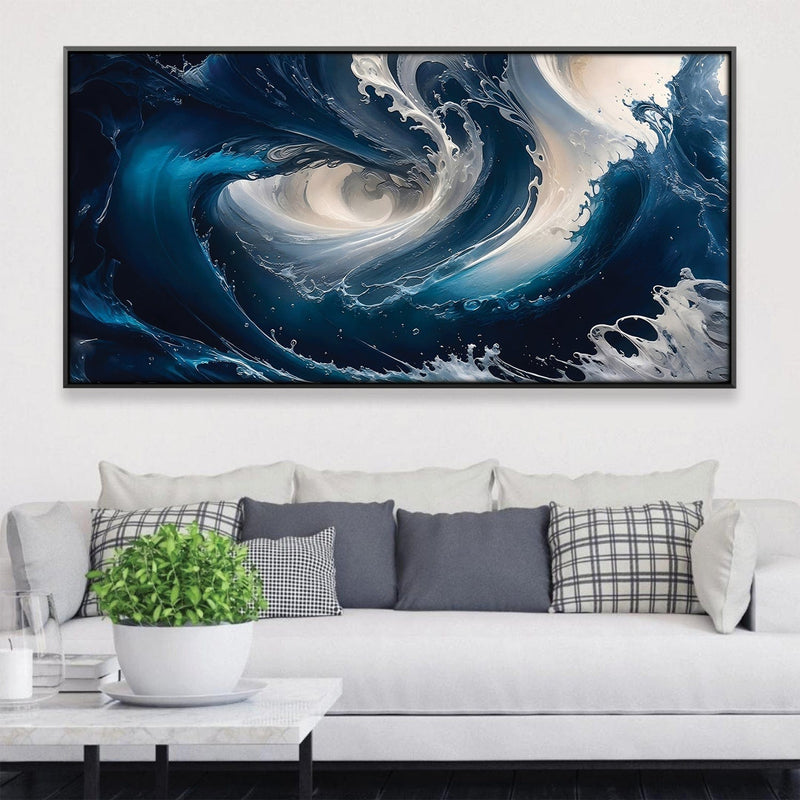 Whirling Waves Canvas