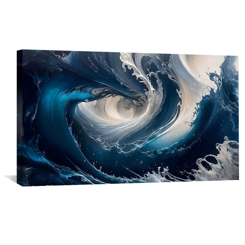 Whirling Waves Canvas