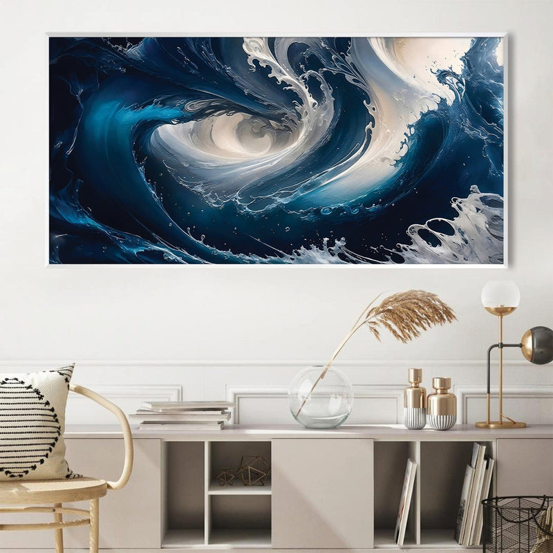 Whirling Waves Canvas