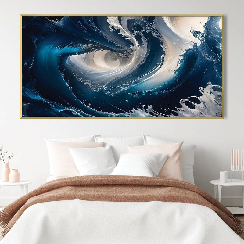 Whirling Waves Canvas