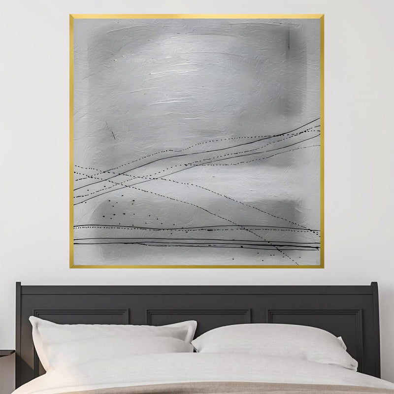 Whispering Grayscale Canvas