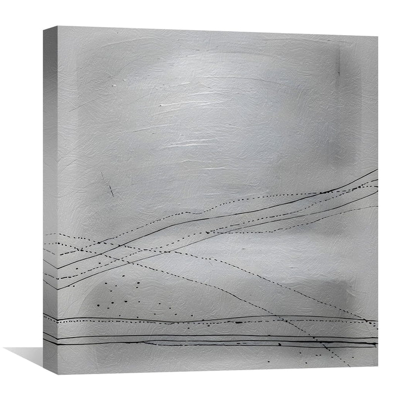 Whispering Grayscale Canvas