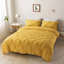 GobekUsa 3D Pinch Pleated Duvet Cover Set - Queen, King Size Bedding Set of Quilt Cover & Pillow Case