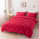 GobekUsa 3D Pinch Pleated Duvet Cover Set - Queen, King Size Bedding Set of Quilt Cover & Pillow Case