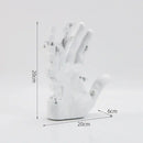 GobekUsa Abstract Mosaic Sculpture Hand Model Resin Figurine Home Desktop Decor