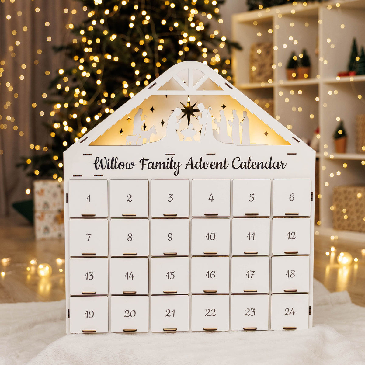 Christmas Advent Calendar - White, photo 7 of 10