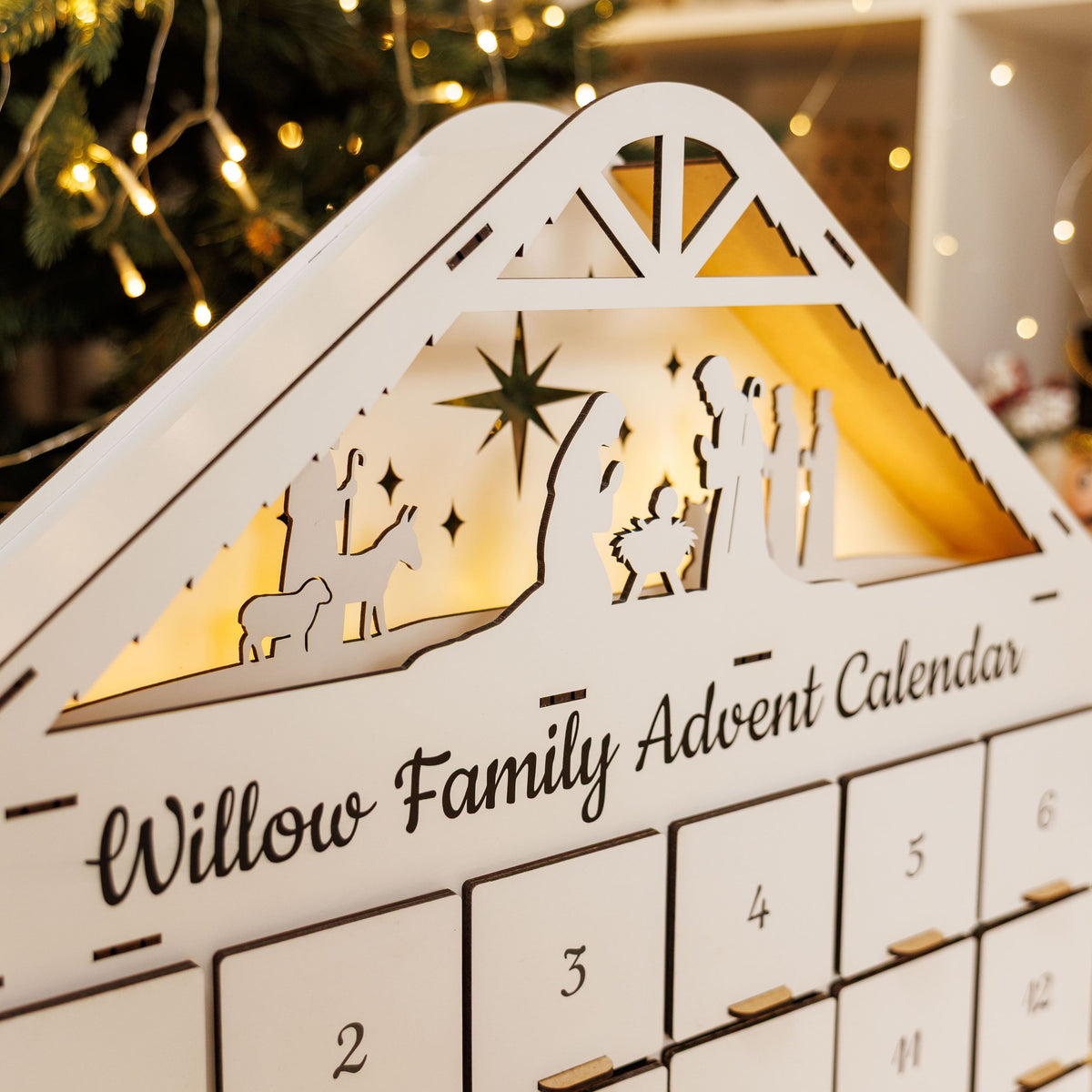 Christmas Advent Calendar - White, photo 2 of 10