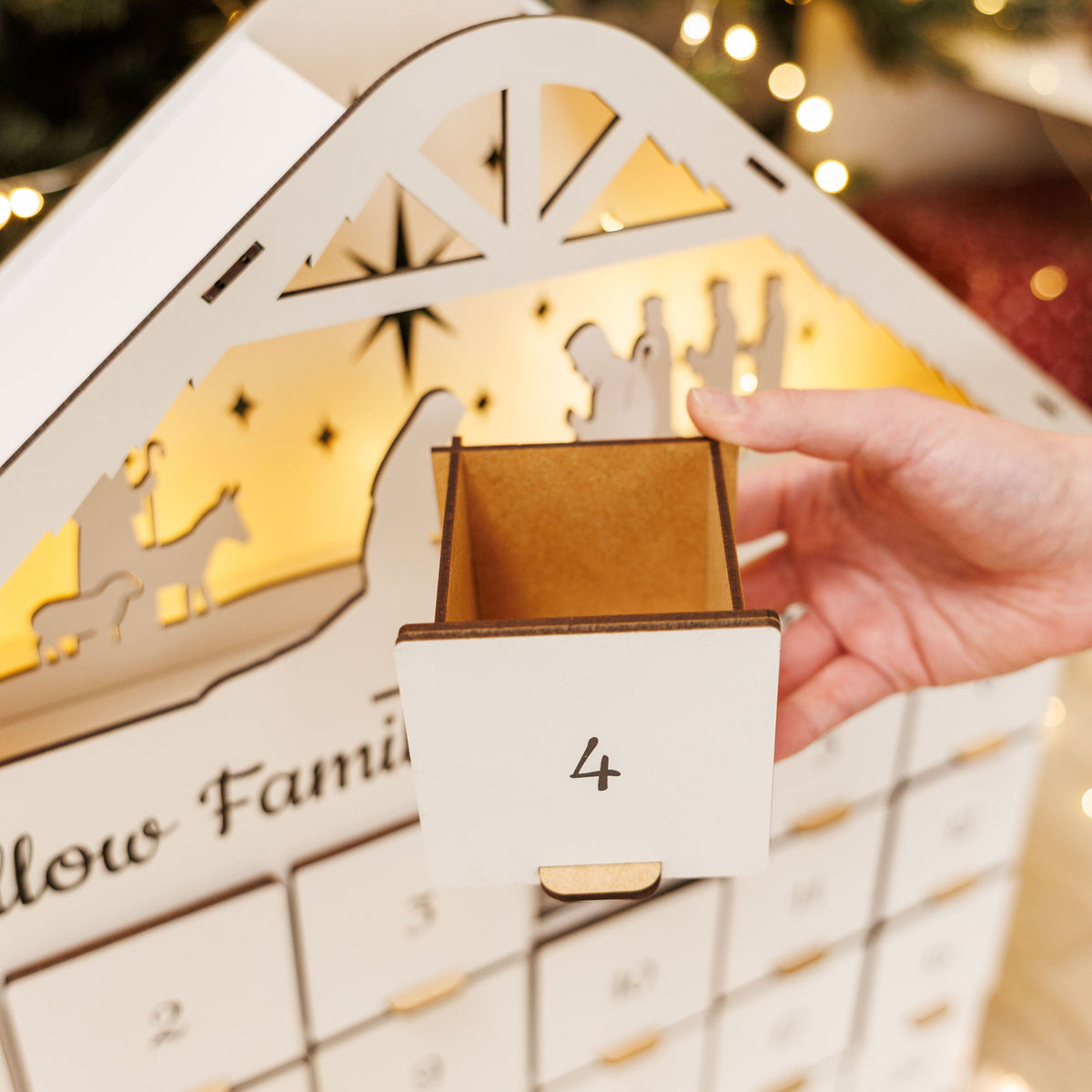Christmas Advent Calendar - White, photo 4 of 10