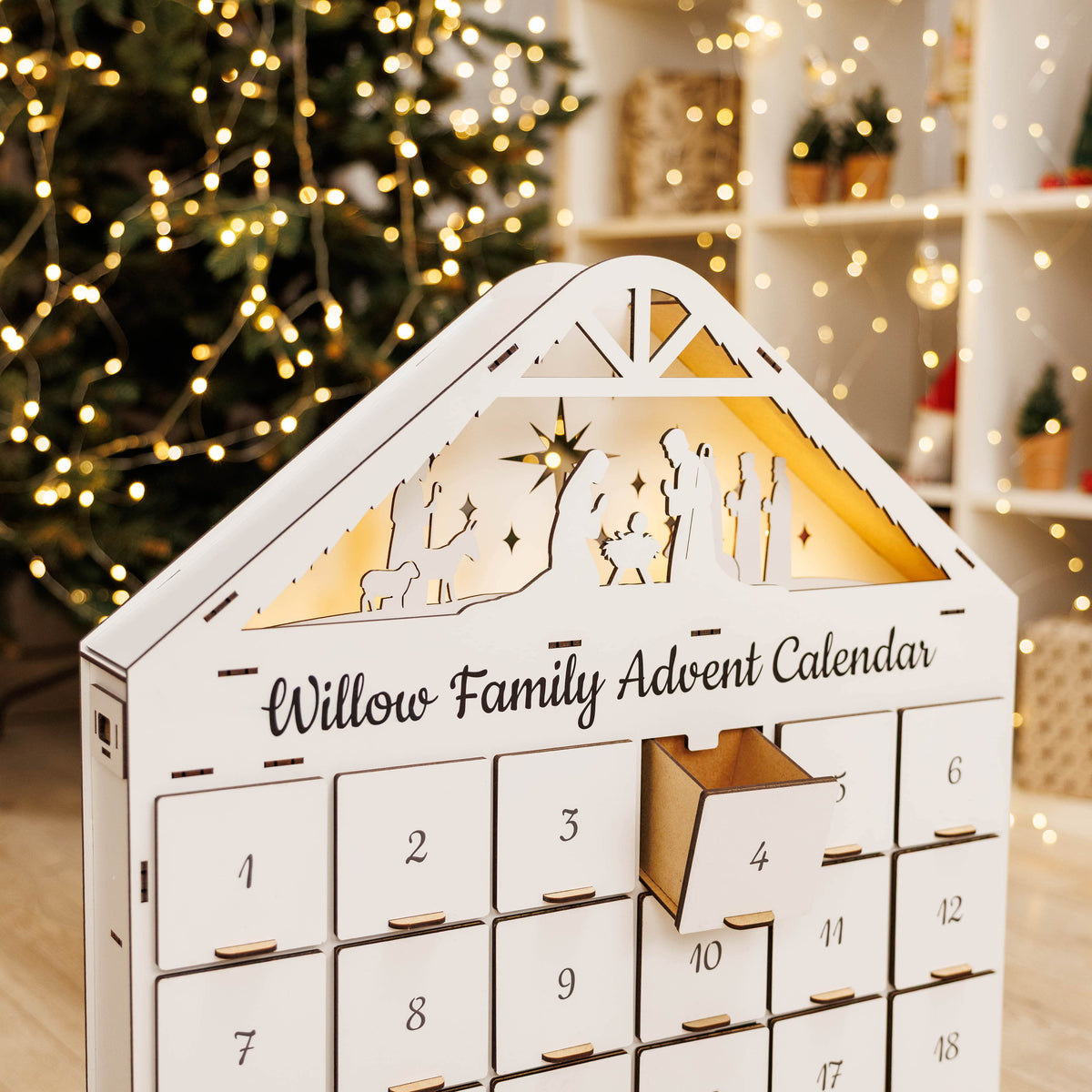 Christmas Advent Calendar - White, photo 6 of 10