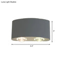 GobekUsa White Aluminum LED Wall-Mount Bedside Sconce for Bedroom with White/Warm Light