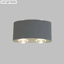 GobekUsa White Aluminum LED Wall-Mount Bedside Sconce for Bedroom with White/Warm Light