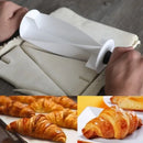 White and black croissant bread wheel cutter kitchen pastry tool by Decorbites