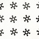 MSI White And Black Mod Petal Pattern Matte