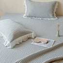 GobekUsa Cool Feeling 3-Piece Bedding Set - Solid Color Bedskirt, Bedspreads, Sheets & Pillowcases