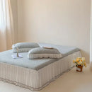 GobekUsa Cool Feeling 3-Piece Bedding Set - Solid Color Bedskirt, Bedspreads, Sheets & Pillowcases