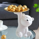 GobekUsa Bear Figurine Resin Sculpture Home Decor Storage Box Living Room Ornaments