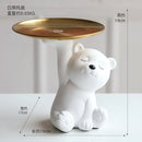 GobekUsa Bear Figurine Resin Sculpture Home Decor Storage Box Living Room Ornaments