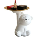 GobekUsa Bear Figurine Resin Sculpture Home Decor Storage Box Living Room Ornaments