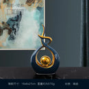 GobekUsa Ceramic Abstract Figurine Set for Elegant Home and Office Decor